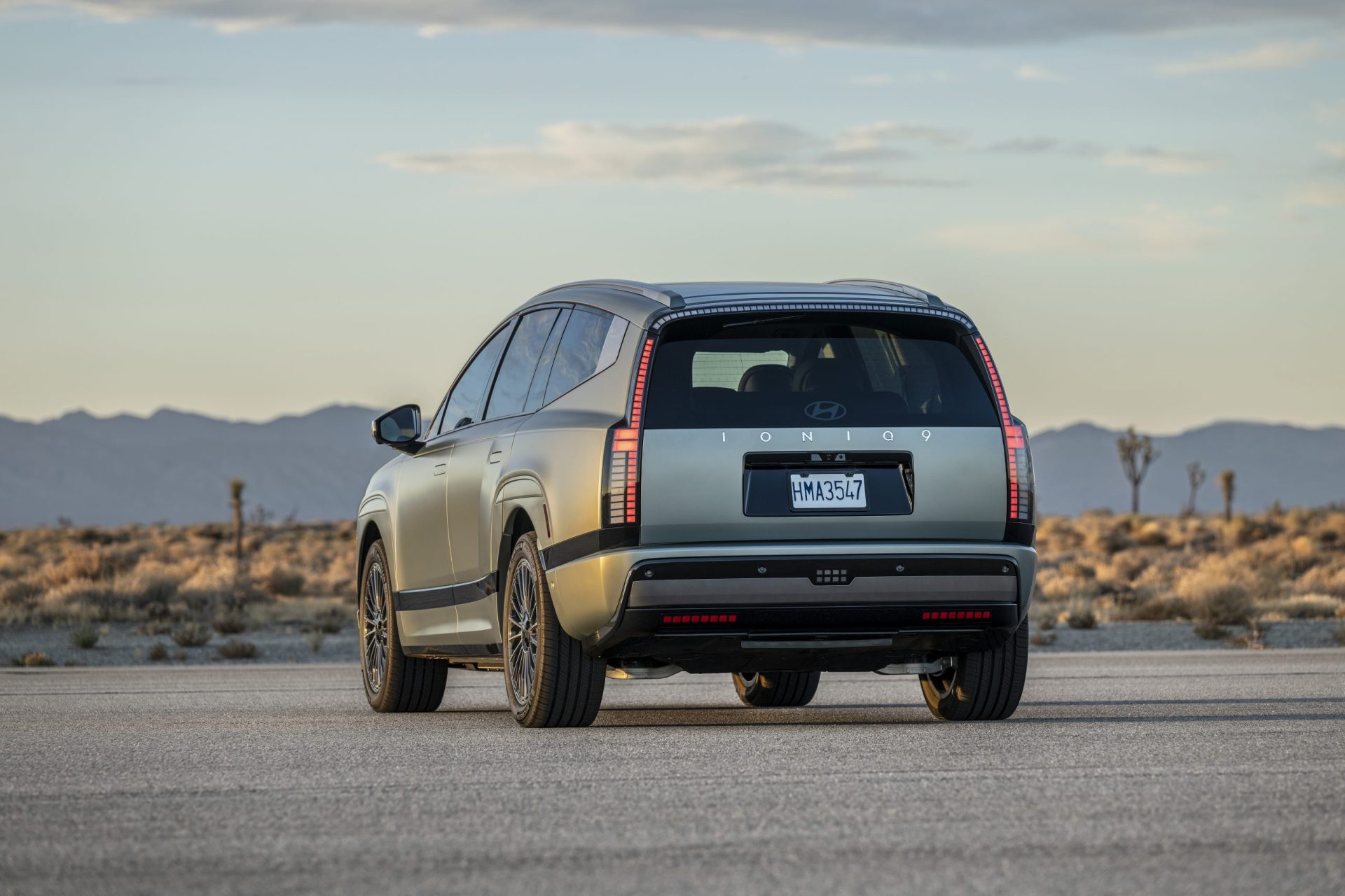 Vue arrière du Hyundai IONIQ 9